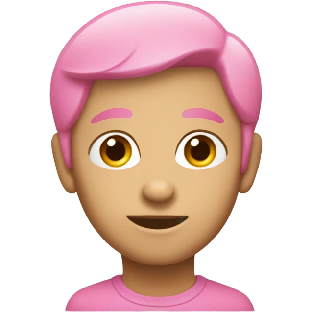 Un moño rosa emoji