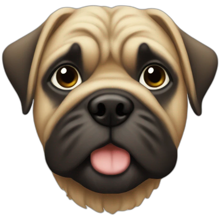 Mops als Rumäne emoji