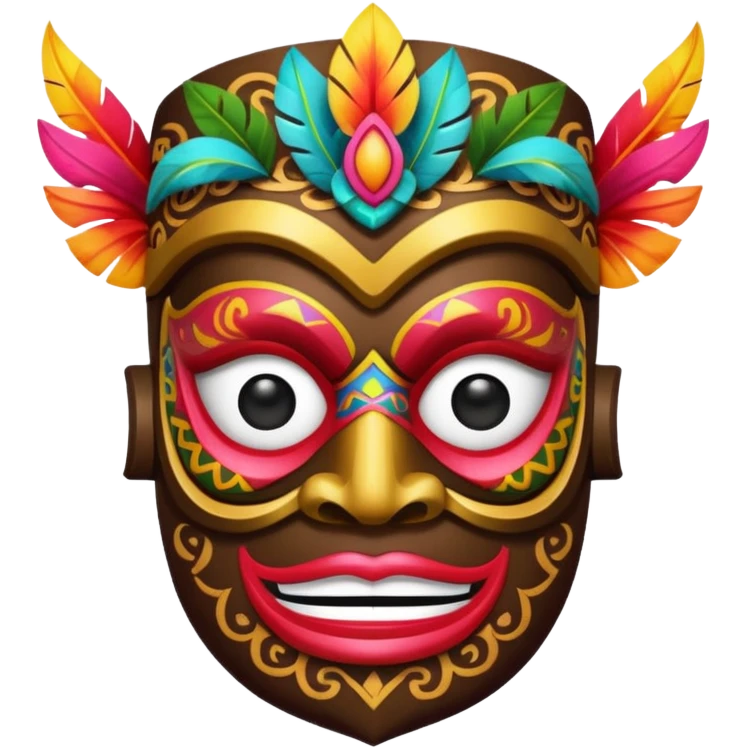 Mavi ünlü tiki emoji