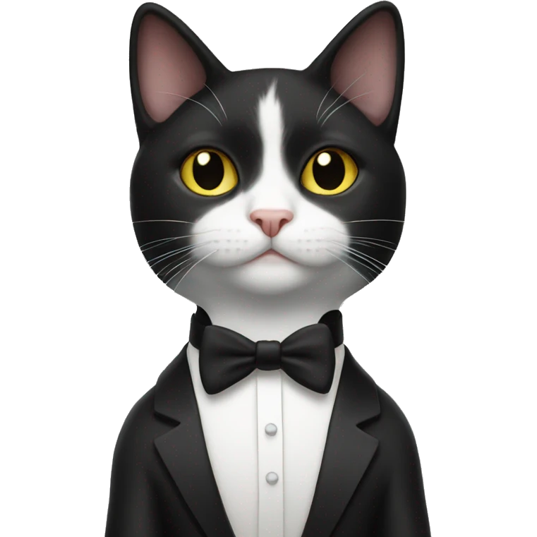 tuxedo cat emoji