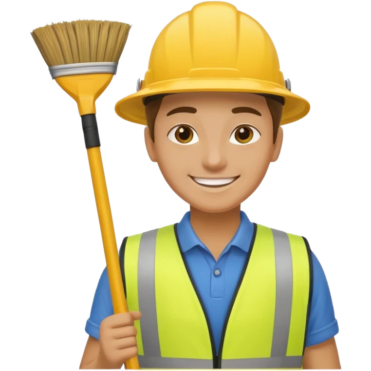 Street Cleaner - broom & vest





 emoji
