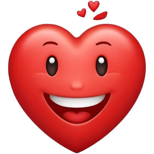 funny heart emoji