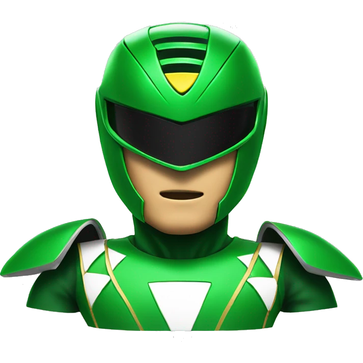Green data power ranger emoji