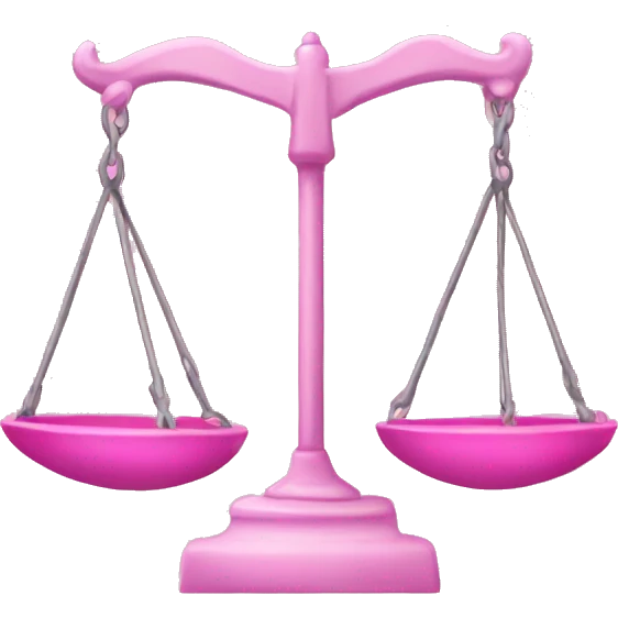 Pink scale  emoji
