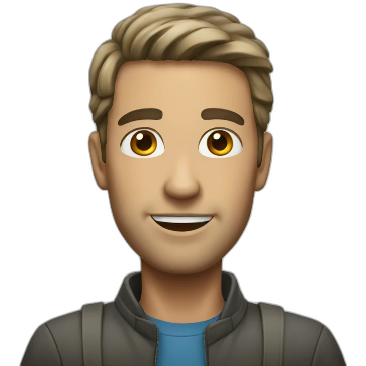 White man seller emoji