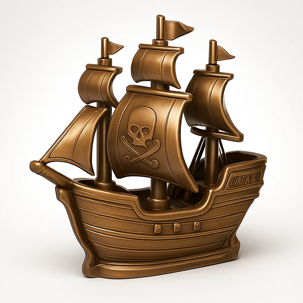 pirate ship emoji