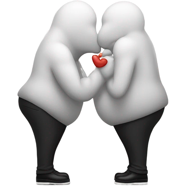 Kiss butt emoji