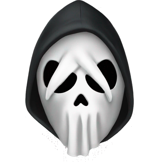  Ghostface with black cape emoji
