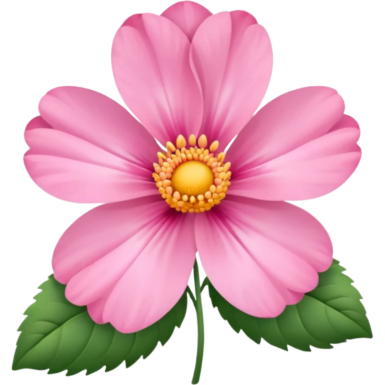 pink flower emoji
