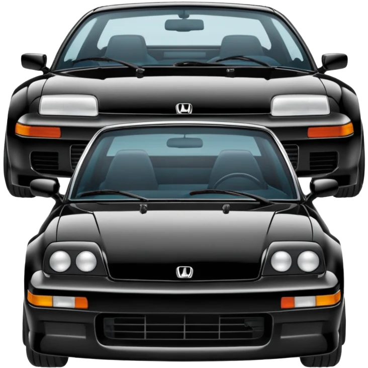 Black 1985 Honda card emoji