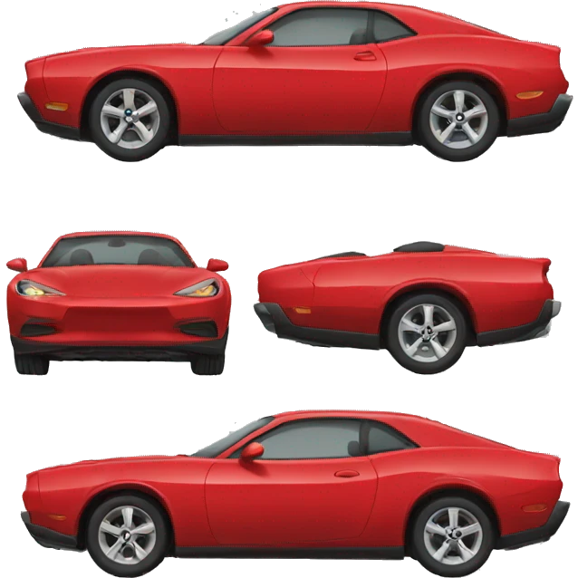 Red car emoji