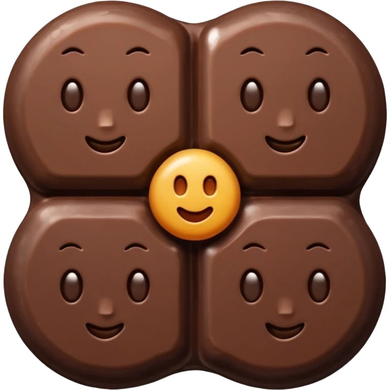 un réseau avec du chocolat  emoji