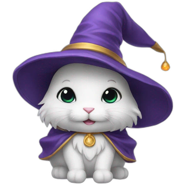 Wizard bunny emoji