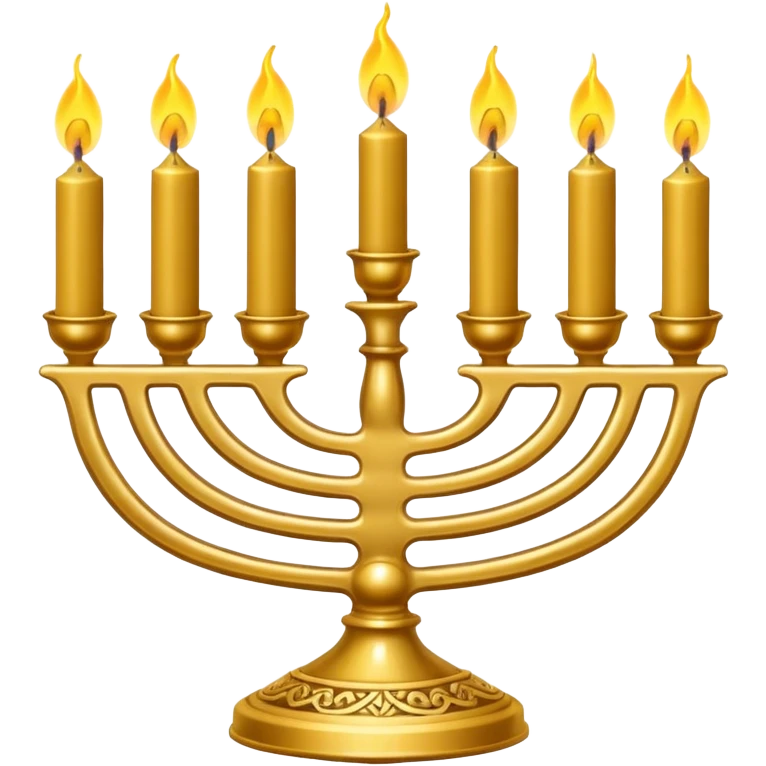 a menora emoji