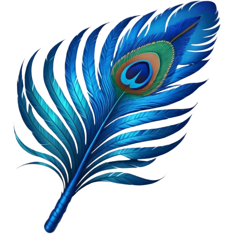 Krishna's feather emoji