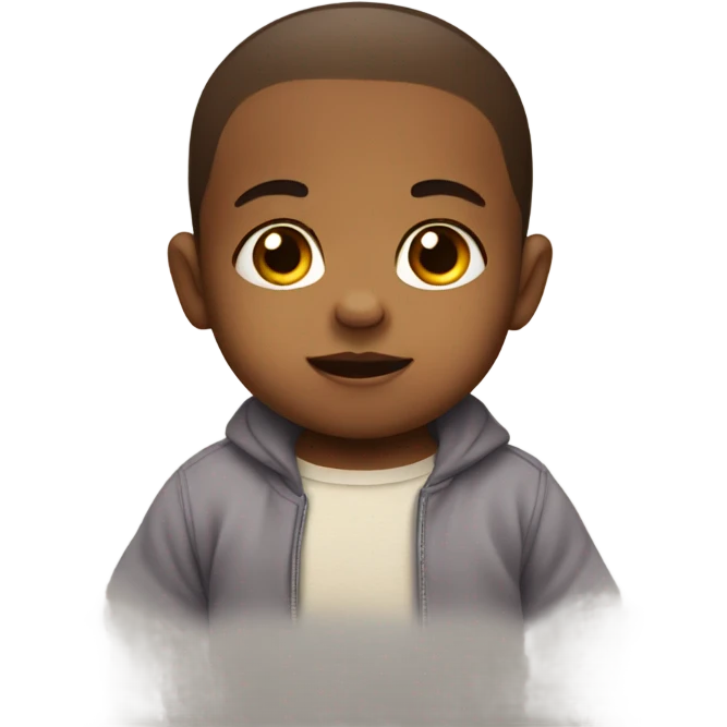 Baby looking sympathetic  emoji