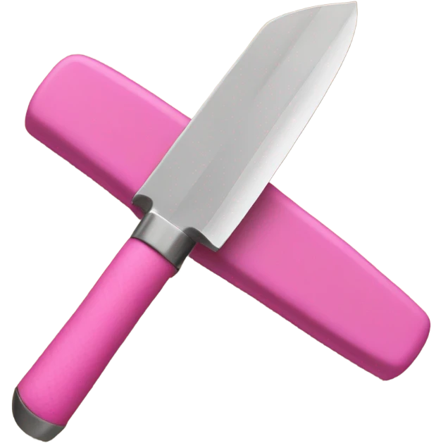 pink knife  emoji
