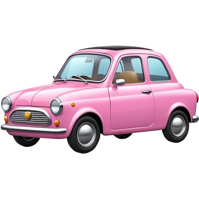 pink small retro car emoji