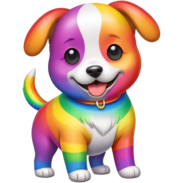 gay dog emoji