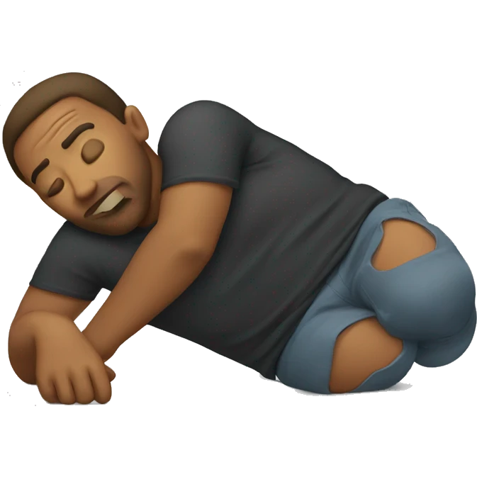 Lying down  emoji