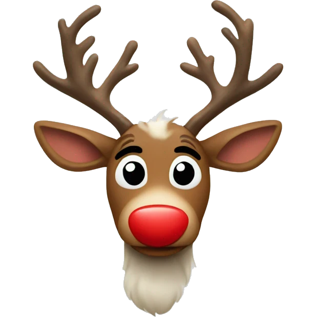 Red Nosed Reindeer emoji