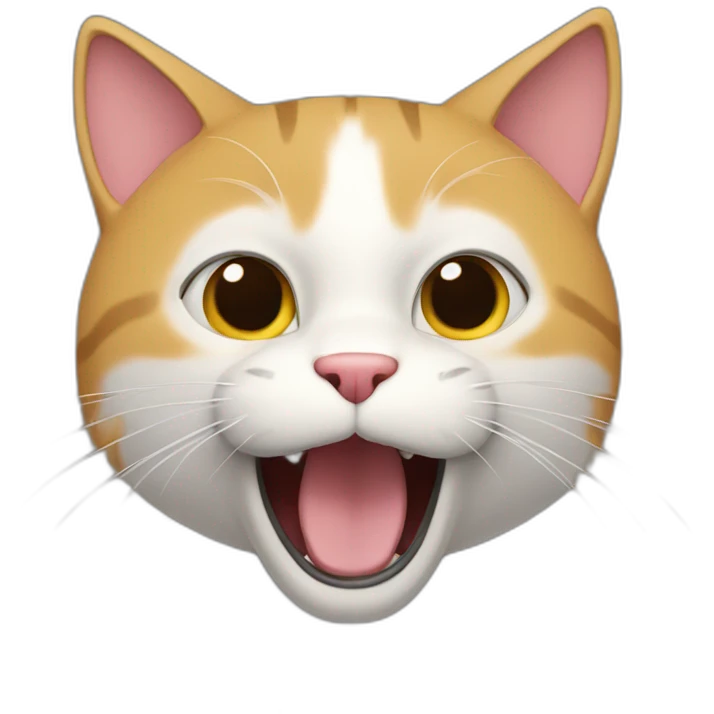 Gato cantando emoji