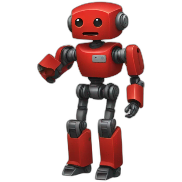 red friendly bot  emoji