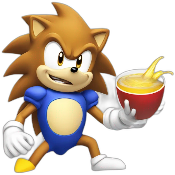 Super sonic thé hedgehog emoji
