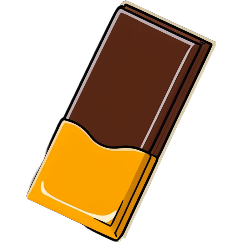 chocolate bar with honey on top emoji