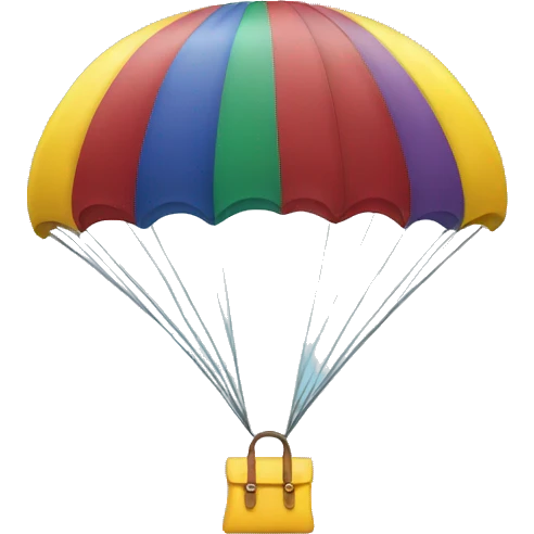 Parachute  emoji