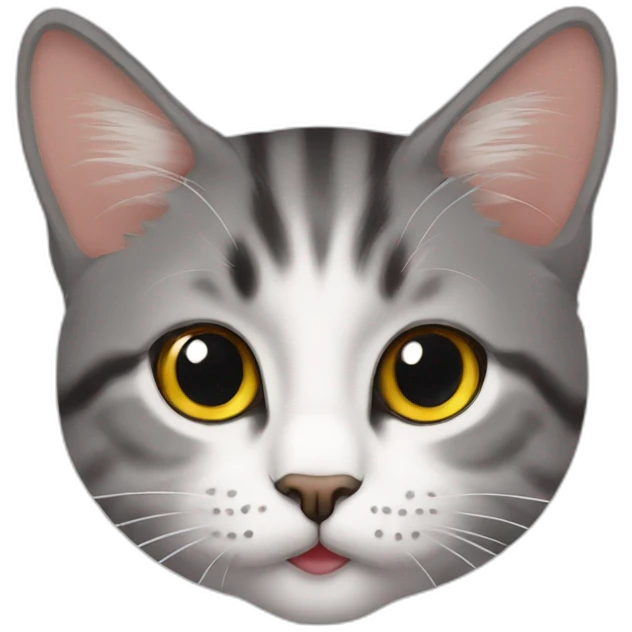 Katze europäisch kurzhaar liegen emoji