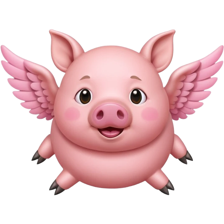 Pigs flying  emoji