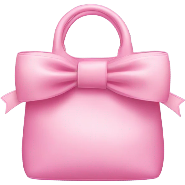 Dior bag with cute pink bows emoji