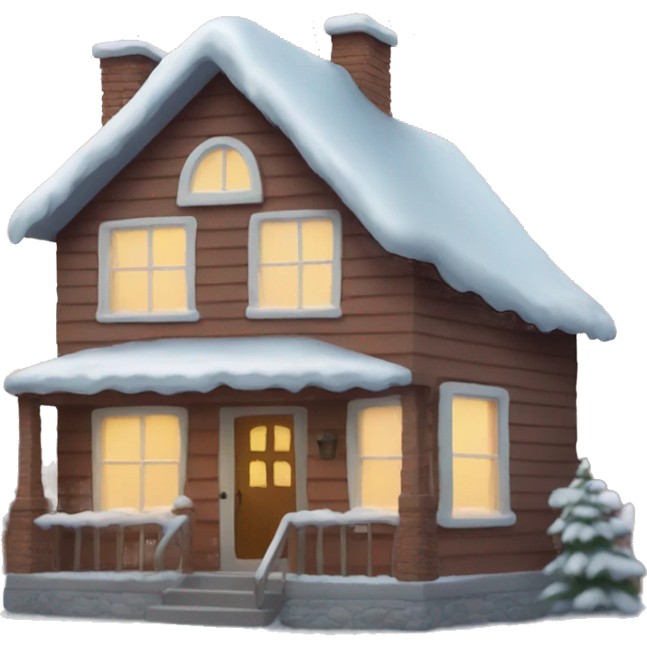 winter warm home emoji