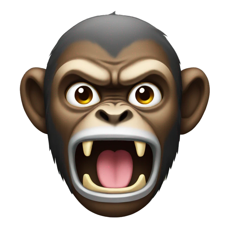 angry monkey emoji emoji