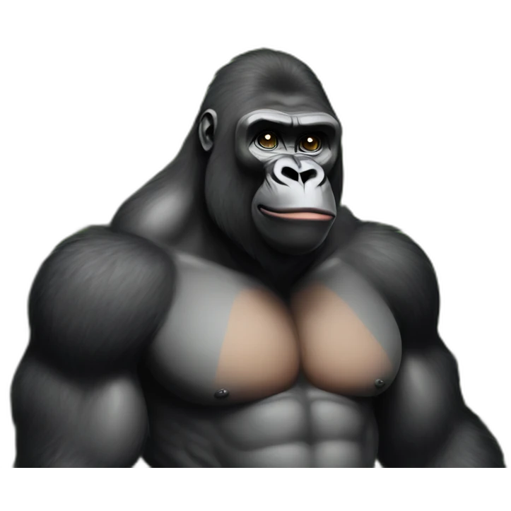 Buff Gorilla loving Kim Kardashian emoji