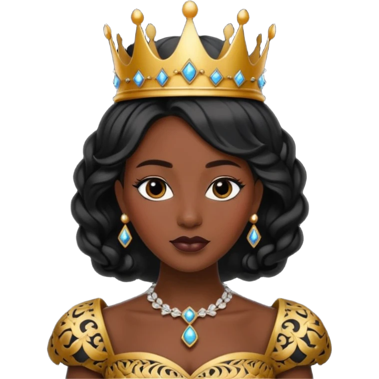 black queen emoji