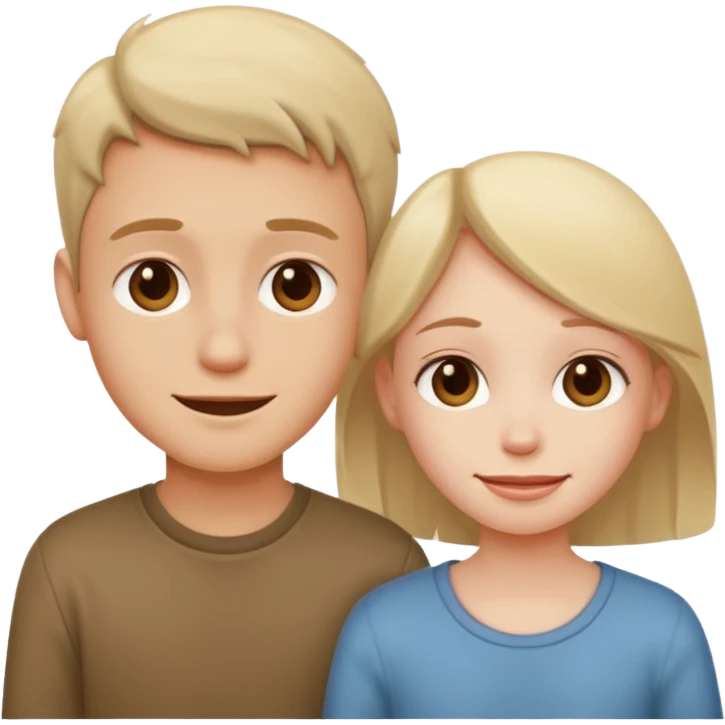 sad boy and happy emoji
