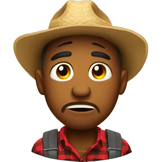farmer crying emoji