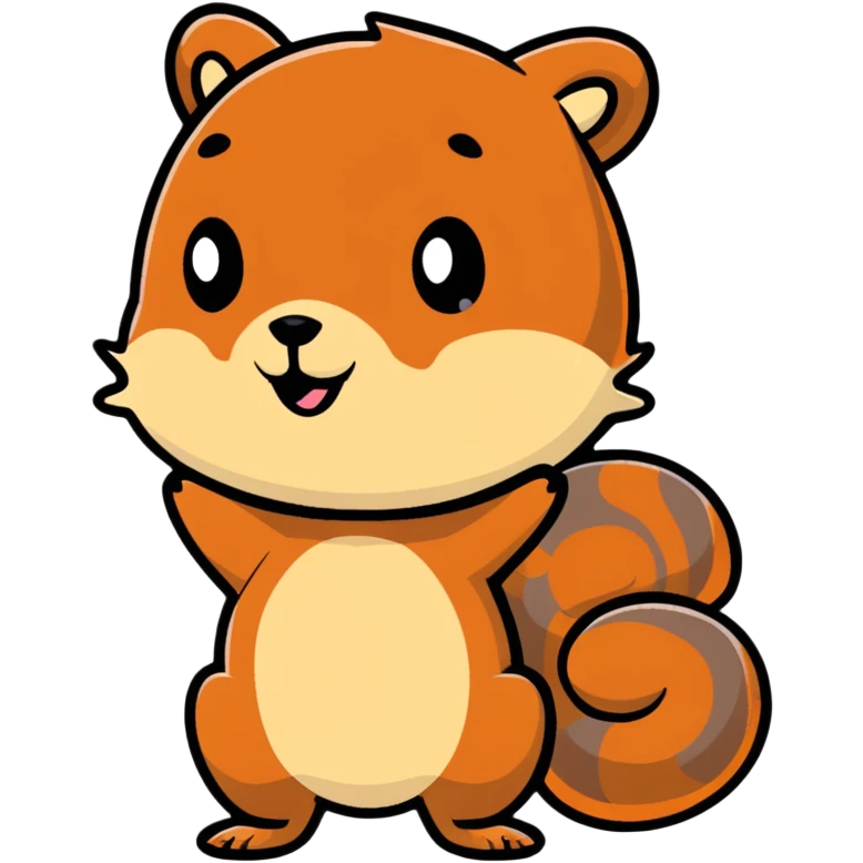 cute squirrel emoji