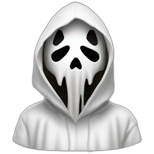 Ghostface slasher emoji