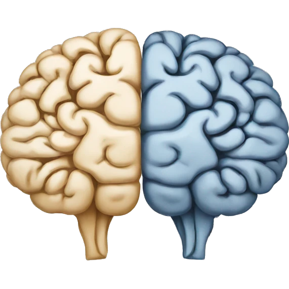 left brain right brain emoji