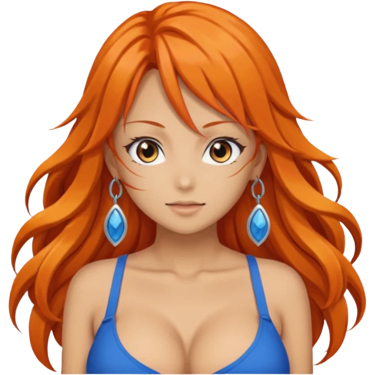 nami. naked big boobs emoji