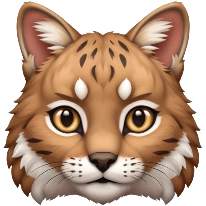 Cute bobcat emoji