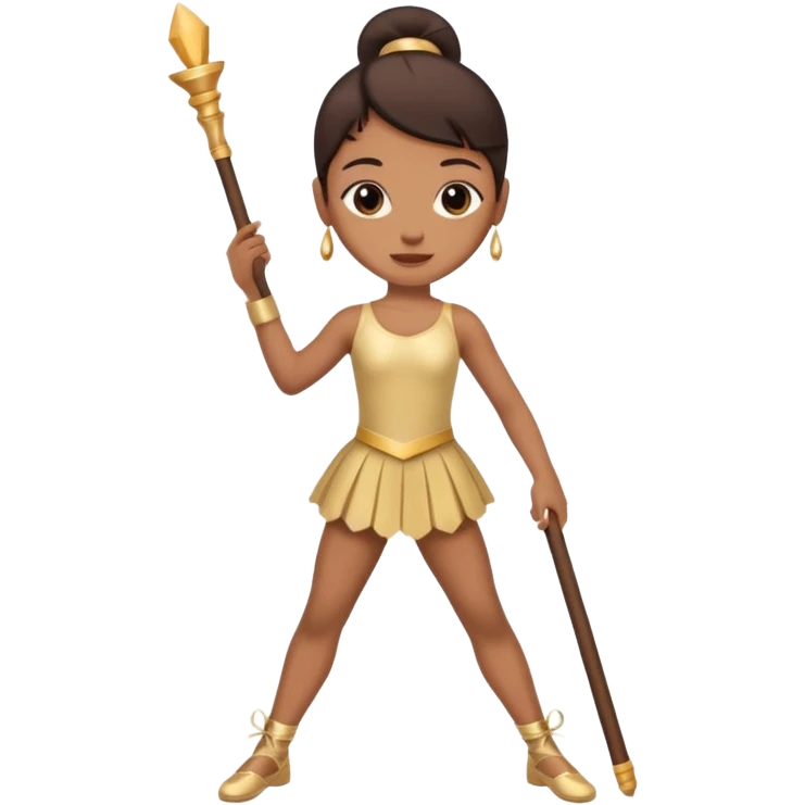 Dancer with a baton  emoji