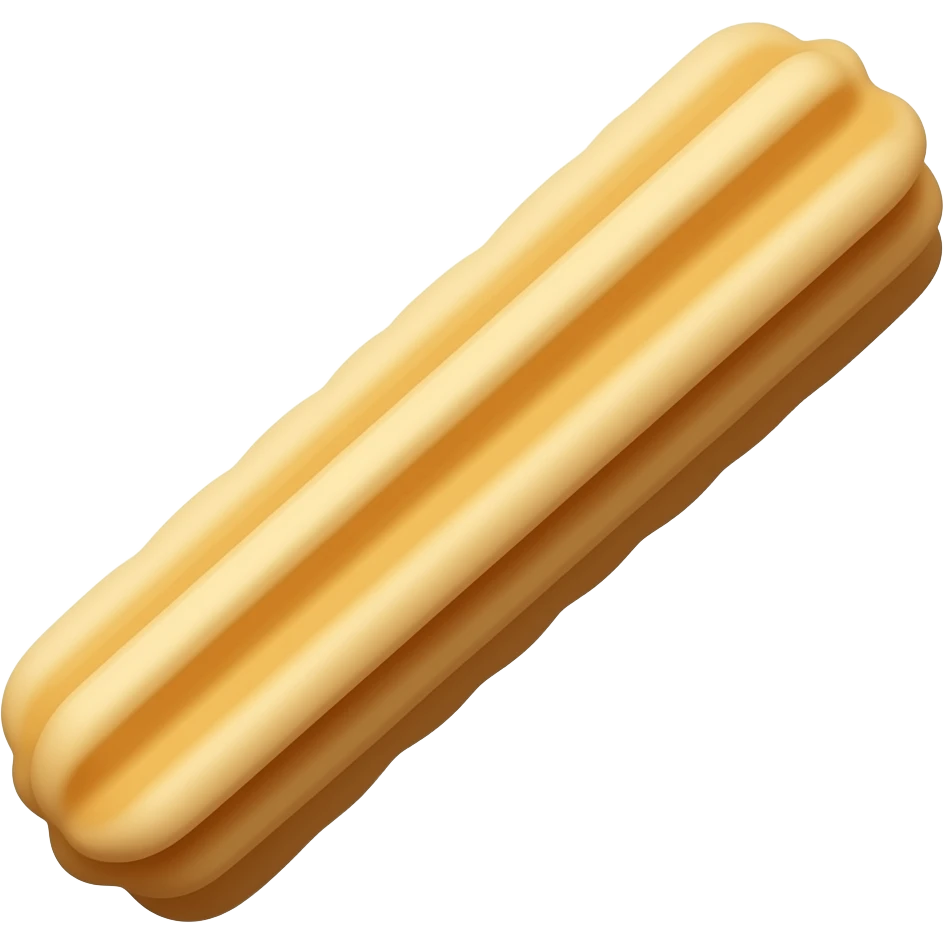 Create a simple churro emoji emoji