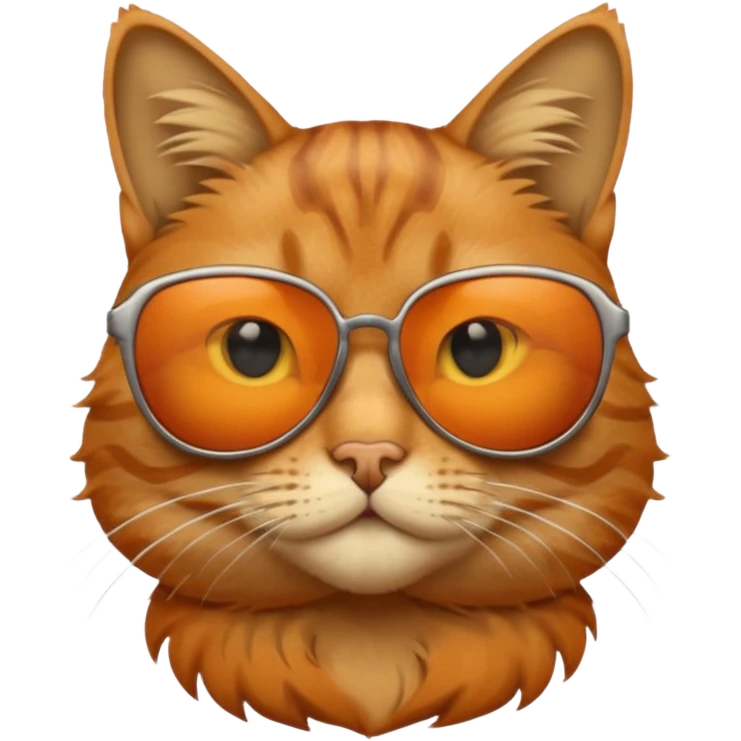 Cat wearing sunglasses emoji