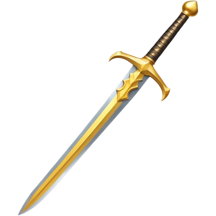 golden sword emoji