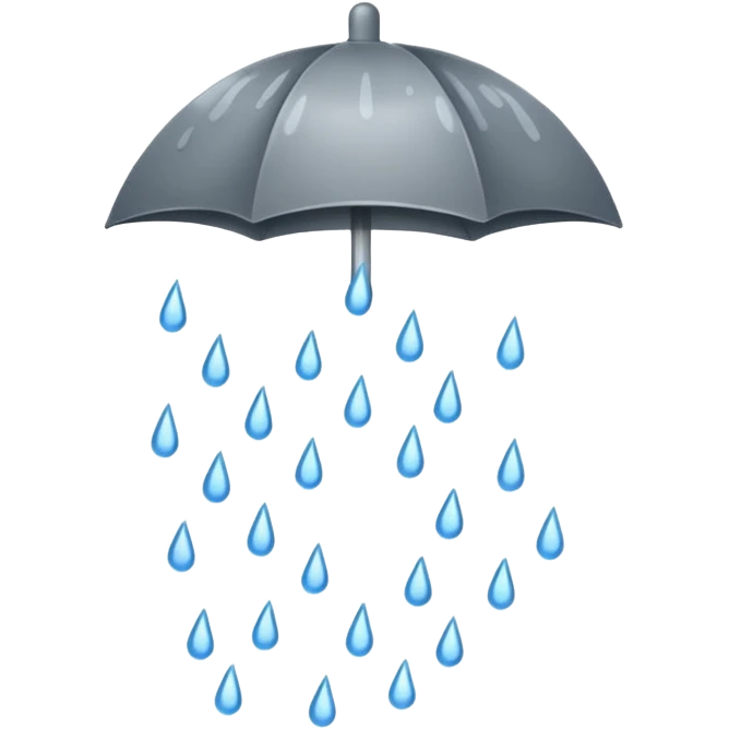 rain emoji