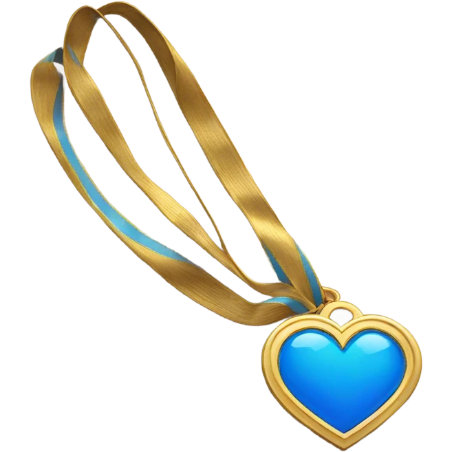 Blue Heart medal emoji